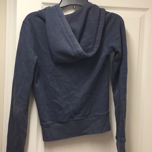Hollister blue zip up hoodie - Picture 3 of 3